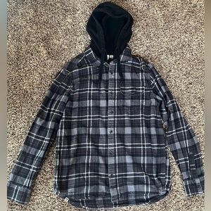 Vans hooded flannel